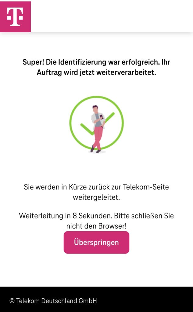 Telekom DE德国实体预付费卡-无需线上视频实名且可转为esim（购买+激活实名手把手教程）
